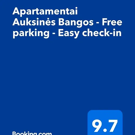 Apartamento Apartamentai Auksines Bangos - Free Parking - Easy Check-in Klaipėda